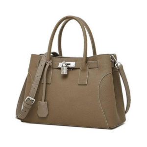 elephant grey lock satchel bag